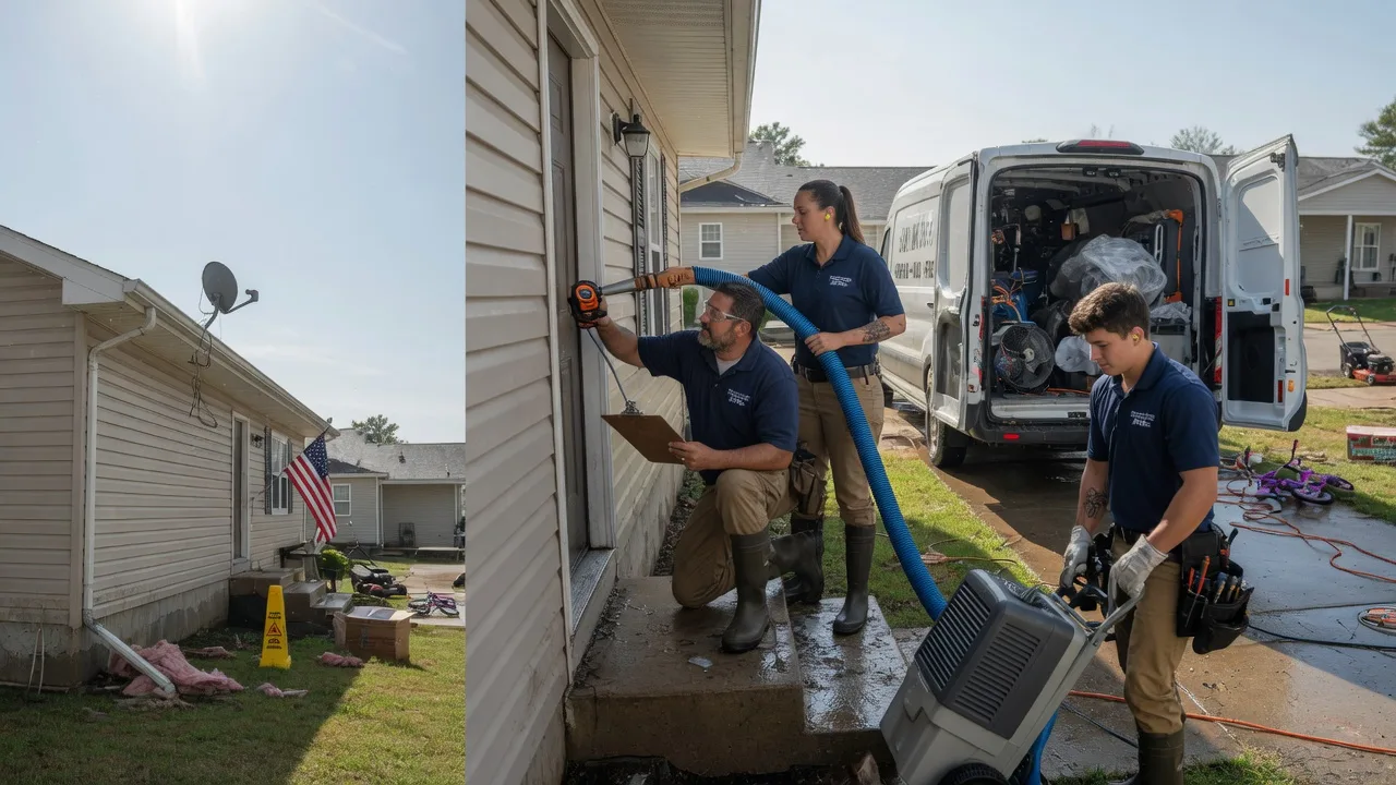 Ceiling Water Damage Restoration in Corder, MO near me